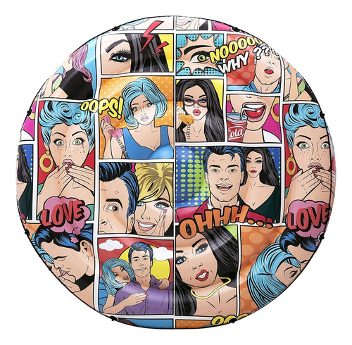 Pop Art 188cm Colchoneta Comic Para Dos Bestway - Del Tomate