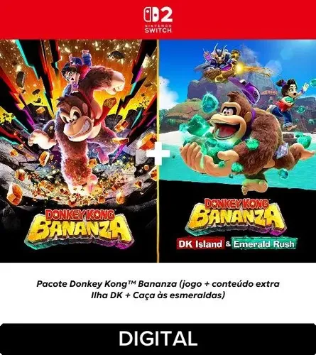 Donkey Kong Bananza Bundle (Game + DLC) Nintendo Switch 2 (Digital