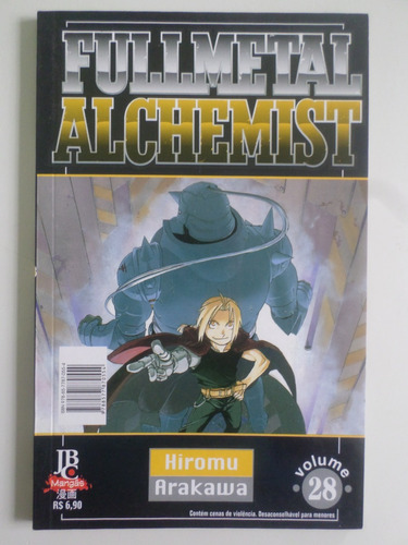 Manga Fullmetal Alchemist 28 Temos Mais Edições