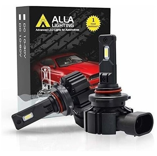 Alla Lighting 6000 Lúmenes P20d Base Hb3 9005 Bombillas Led,