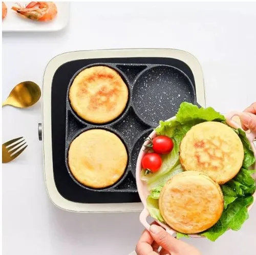 Sarten Antiadherente Desayunos Cocina Huevos Tortillas Negro