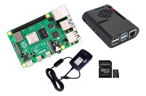 Raspberry Pi 4 B 8gb Ram + Case + Sd 32gb+ Cooler + Cargador (Usado)