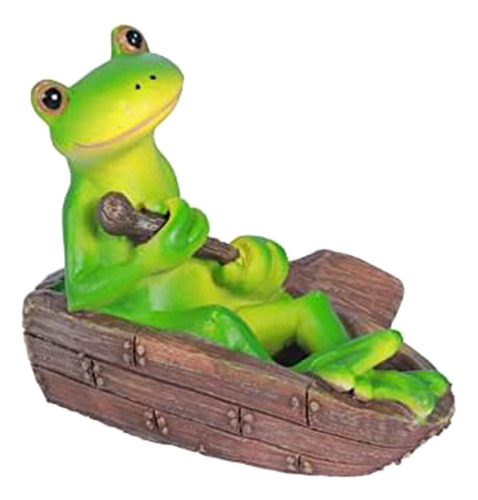 Frog Statue Garden  Figuras De Resina Happy Frogs Para Banc