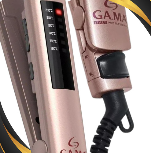 Chapinha Prancha Gama Elegance Led Keration 230°c - Bivolt