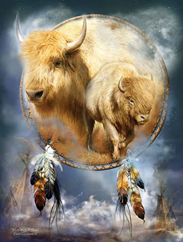 Rompecabezas Spirit Of The White Buffalo De 500 Piezas - Sun