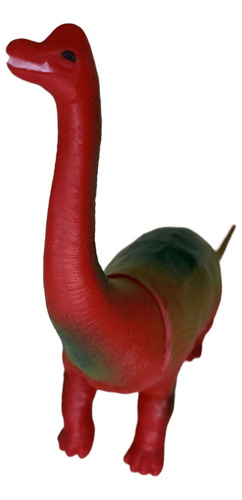Dinosaurio De Goma - Brontosaurio Rojo