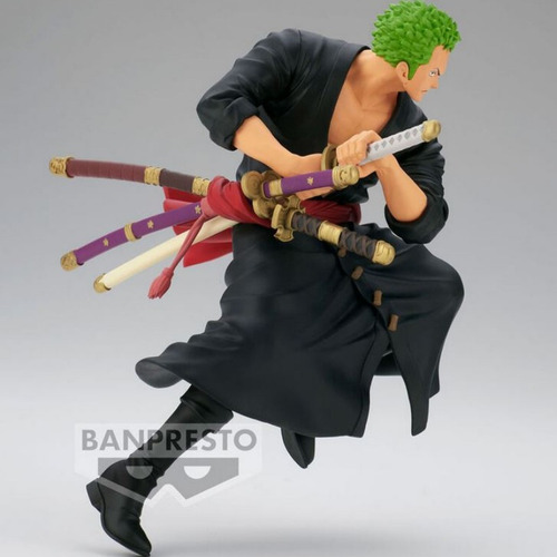 Imagen 3 de 7 de Figura Roronoa Zoro Battle Record Collection Banpresto