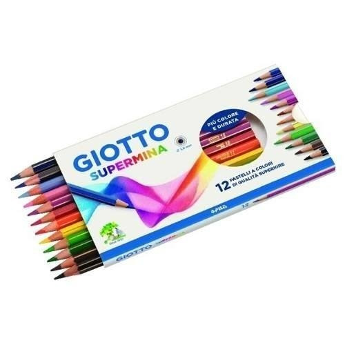 Lapices Colores Giotto Supermina 3.8 Mm Largos X 12