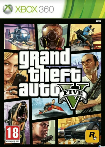 Xbox 360 Original Gta 5 Juego Caja 2 Discos Oferta Ventamvd