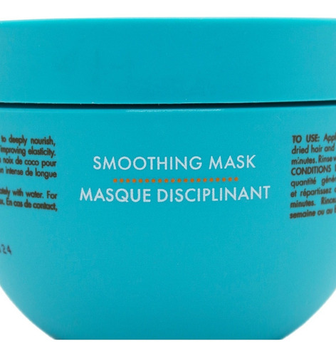 Imagen 4 de 6 de Moroccanoil Smooth Máscara Anti Frizz Argan Pelo Dañado X250