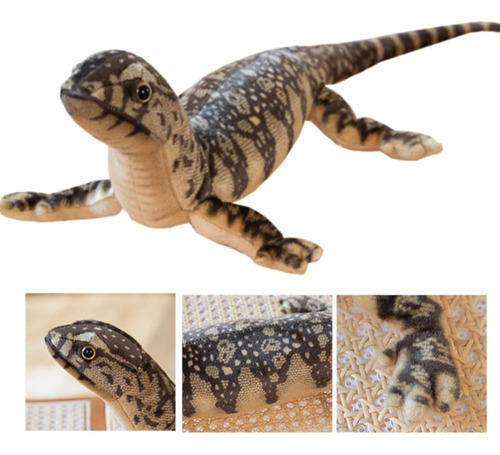 Muñeca De Lagarto Simulada Grande, Animal De Peluche Para Ni