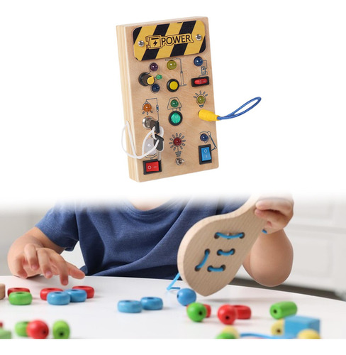 Tablero De Madera Ocupado, Juguete De Viaje, Estilo C