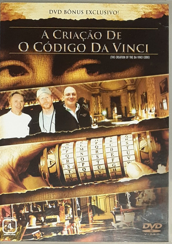 Dvd - A Criação De O Código Da Vinci - Slim (Usado)