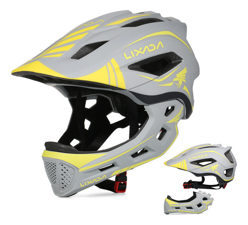 Casco Integral Para Niños, Casco Desmontable Para Bicicleta