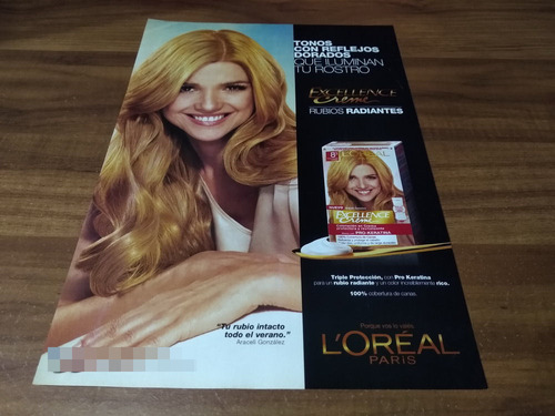 (pi307) Publicidad Araceli Gonzalez * Excellence (Usado)