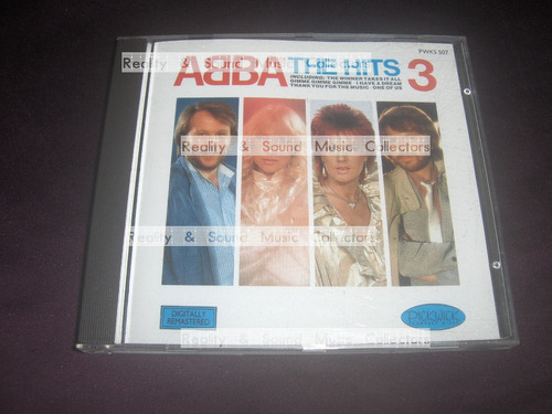 Abba The Hits Vol3 Cd Pickwick France 1988