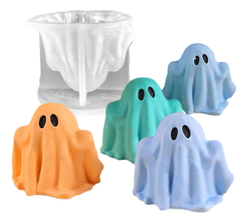 Topys Molde De Silicona Para Velas De Fantasmas De Halloween