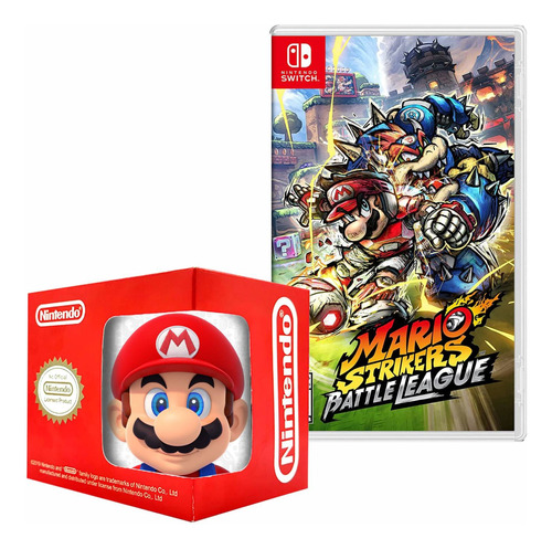 Mario Strikers Battle League Nintendo Switch Y Taza 2