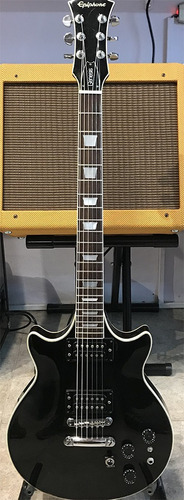 Guitarra EpiPhone Les Paul Genesis Deluxe Black Usada Taiwan