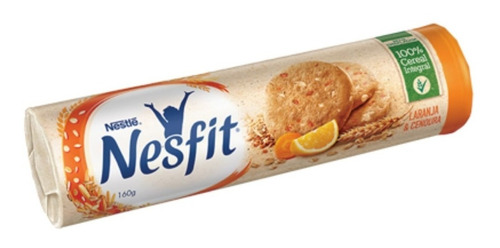 Biscoito Laranja E Cenoura Nesfit 160g