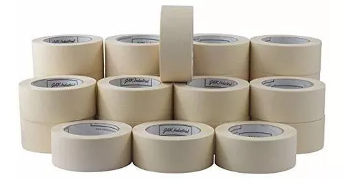 Case of 24-2 Inch Masking Tape for General Purpose/Painting - 60 Yards per  Roll