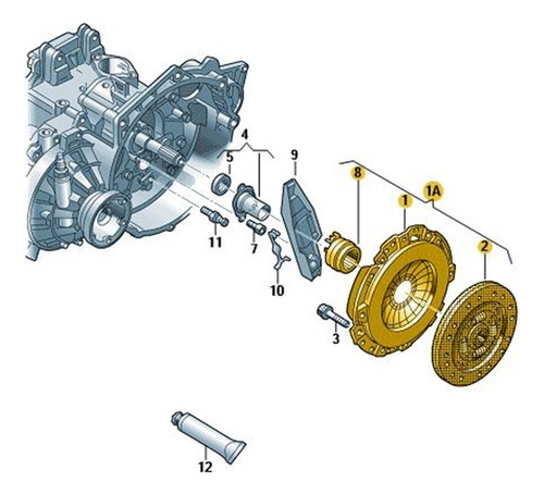 Kit Clutch Volkswagen Bora 2005-2010 K31473901