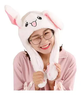 Bts Bunny Hat Con Orejas Móviles Sombrero De Felpa De Conejo
