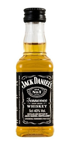 14 Unidades Jack Daniels Mini 50ml Vidro Original Lacrado