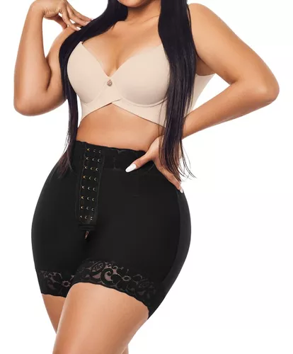 Short Faja Negro de Broches Fajas Forma Tu Cuerpo México