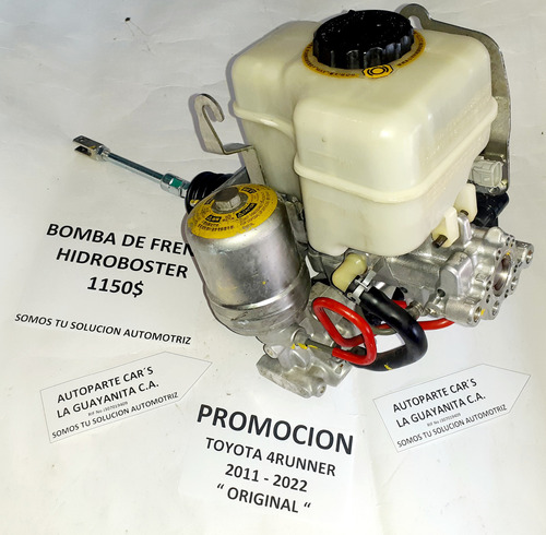 Toyota 4runner Bomba De Freno Hidroboster 2011 - 2022