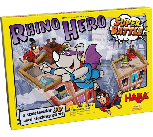 Rhino Hero Super Battle: Un Juego Turbulento De Apilami...