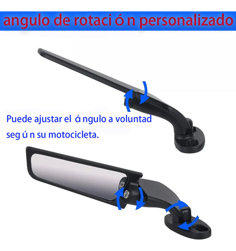 ;= /espejos Tipo Aleron Para Bajaj Pulsar 220f Rs200 Rs 200