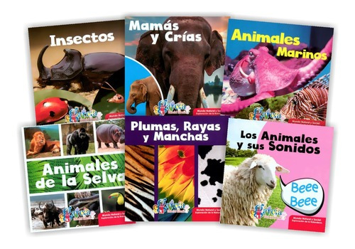 Colección Los Animales 6 Libritos De Cartón - García