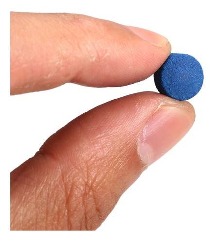 5 Solas De Couro Para Taco De Bilhar Sinuca Snooker Cor Azul