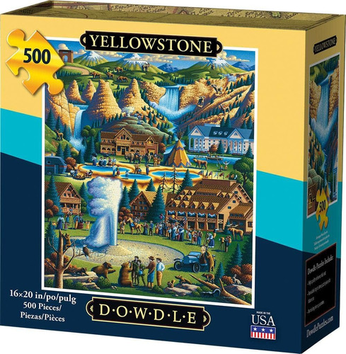 Dowdle Jigsaw Puzzle - Parque Nacional Yellowstone - 500 Pie