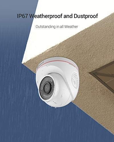 Imagen 4 de 10 de Camara Ip Domo Ezviz C4w Fullhd 1080p Wifi Audio Sirena Luz