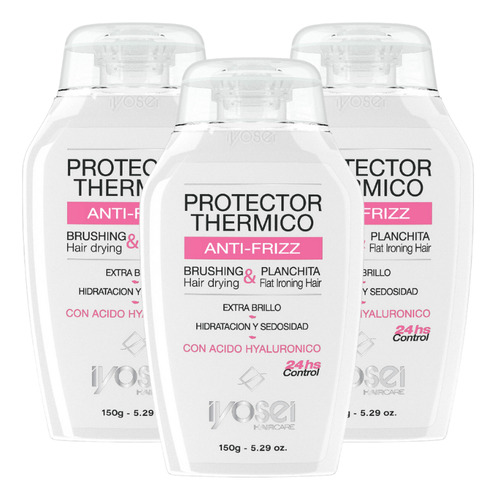 Protector Térmico En Crema Ácido Hialurónico X 150ml Iyosei