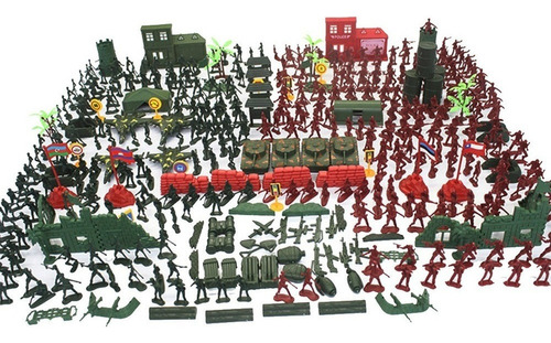 330 Piezas Juguete De Soldados Realistas En Miniatura