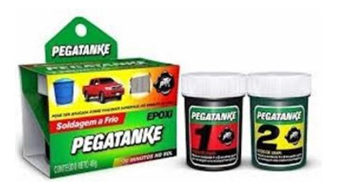 Cola Epóxi Pegatanke 46g Preta