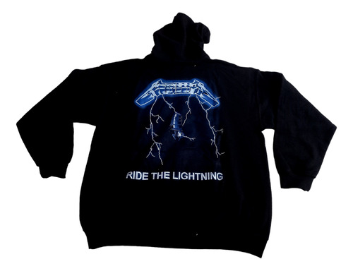 Metallica Ride The Lightning Poleron Talla M Bside