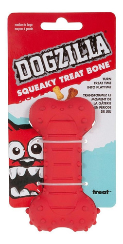 Juguete  Para Perro Dogzilla Squeaky Bone Gde Para Premios