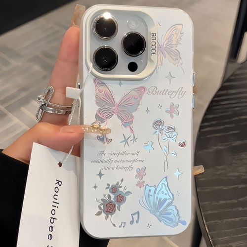 Funda Apple Xr - Butterfly Energy Shell Para iPhone 15 Pro Max