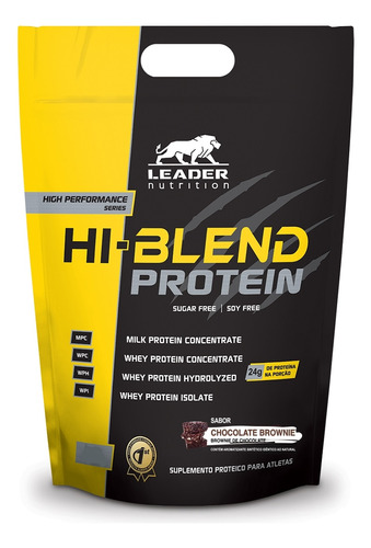 Hi Blend Protein (900g) Sabor Brigadeiro  Leader