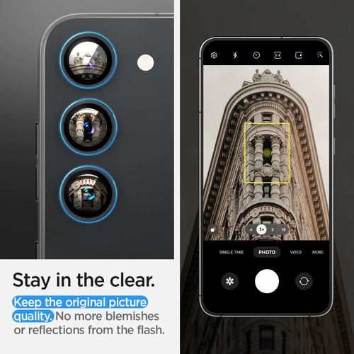Templado Camara Para Samsung S23 S23 Plus Spigen Optik Pro