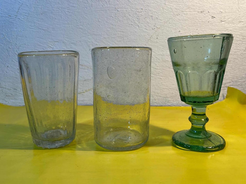 Vasos Copa Vidrio Poblano 3