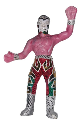 Figura Muñeco Lucha Libre Luchador Wagner Custom Tela