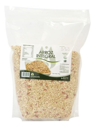 Arroz Integral Orgánico 1kg Sano Mundo