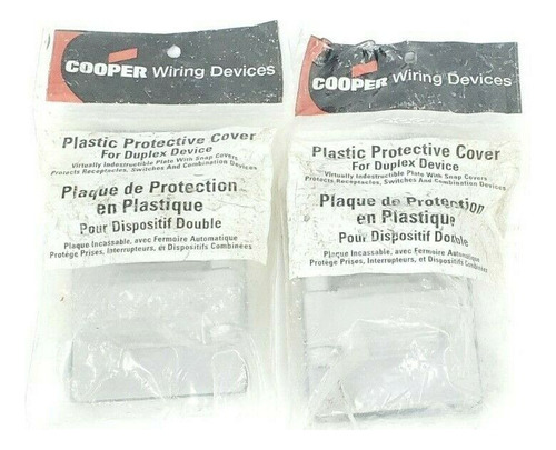Lot Of 2 New Cooper S1962 Plastic Protective Covers For  Vvm