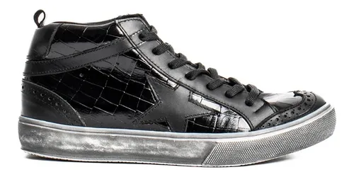 Zapatillas Mujer Urbanas Colores Media Ca a Cuero Fiori Mid