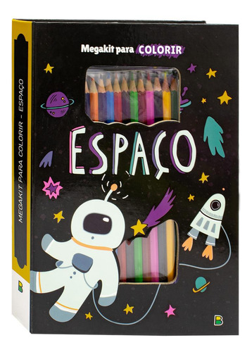 Livro Megakit Para Colorir: Espaço